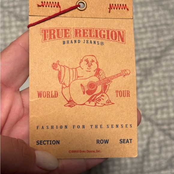 Vintage True Religion Men's Light Gray light stretch Jeans - Picture 9 of 9